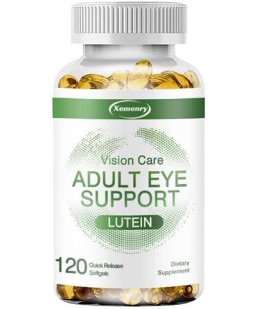 Adult Eye Support Supplements (120 Capsules) with Lutein & Zeaxanthin - Eye & Vision Health Supplements - Buy Online on GoSupps.com
