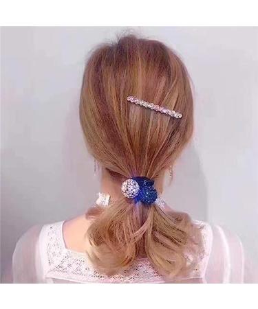 2 Pcs Green Rhinestone Diamond Hair Barrette Clips for Women & Girls - Vpang Alligator Duckbill Bobby Pins - Buy Online on GoSupps.com