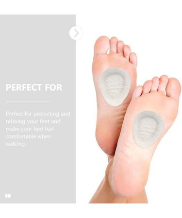 Shop Healeved Metatarsal Cushions - 2 Pairs Felt Forefoot Pads for Women | Gel Ball of Foot Support | Non-Slip Stickers - Buy Online on GoSupps.com