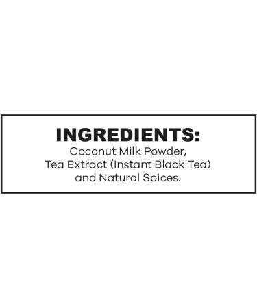 QuikTea Vegan Unsweetened Masala Chai Tea Latte - 10 Count Single Box - All Natural & Preservative Free Authentic Instant Chai Vegan Unsweetened Masala 10 Count (Pack of 1) - Buy Online on GoSupps.com