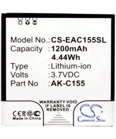 1200mAh Replacement Battery for Emporia AK-C155 & Telme C155 - Long-lasting Power - Buy Online on GoSupps.com