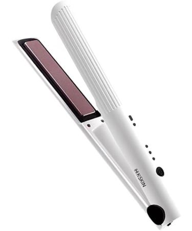 Flux Cordless Mini Flat Iron - Travel-Ready Rechargeable Hair Straightener & Curling Iron | Portable Ceramic Hair Styling Tool in White - Buy Online on GoSupps.com