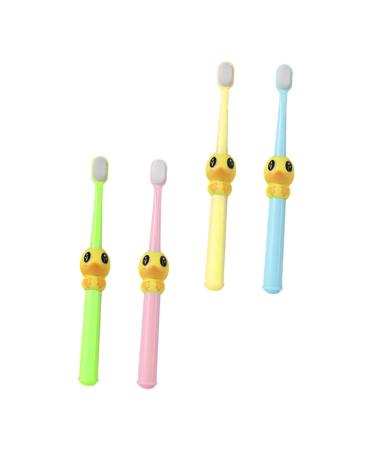Minkissy 4 pieces cartoon toothbrush children bristle toothbrush children's toothbrush children's toothbrush cartoon bristle bristle bristle children's toothbrush beautiful children's toothbrush