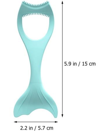 Mipcase Mascara Shield 3 in 1 Eyelash Tool Silicone Mascara Guard Compact Eyelash Separator Tool for Women Girls Blue - Buy Online on GoSupps.com