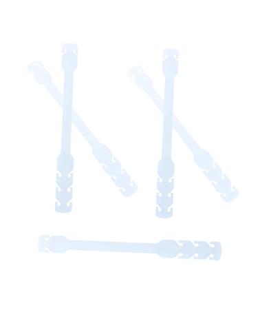 Minkissy 5 pc mask strap buckle ear earring strand tight face-led strand collector hook for earremes adjustable headband earrings made of silicone removable handles with hook accessories