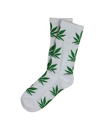 Kpop Space Mens Cotton Socks Fashion Marijuana leaf Casual Long Weed Sock Marijuana Weed Crew Socks(Uniform code H05)
