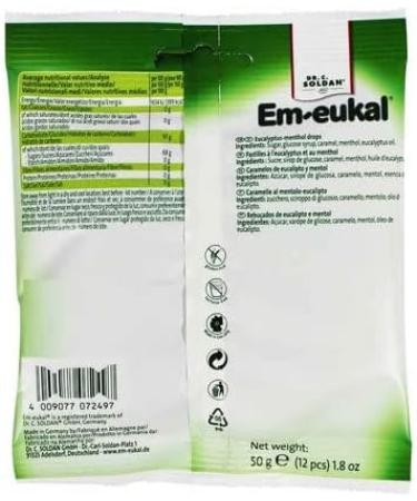 Dr. C. Soldan Em Eukal Throat Lozenges - Honey and Eucalyptus 50 g Each - Buy Online on GoSupps.com