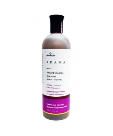 Zion Health Adama Ancient Minerals Shampoo Vanilla Coconut 16 Oz
