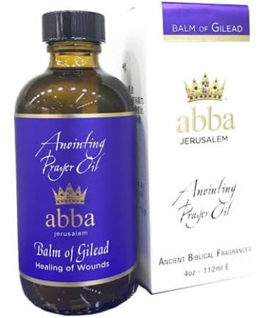 ABBA Oil Balm of Gilead 1/2oz ANOINTING Oil Bottle in Gift Box - ABBA Jerusalem - Buy Online on GoSupps.com