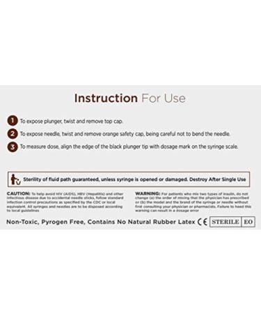 Care Touch Insulin Syringes 31g 5/16 8mm 1cc (Pack of 100) | Buy Online - Buy Online on GoSupps.com