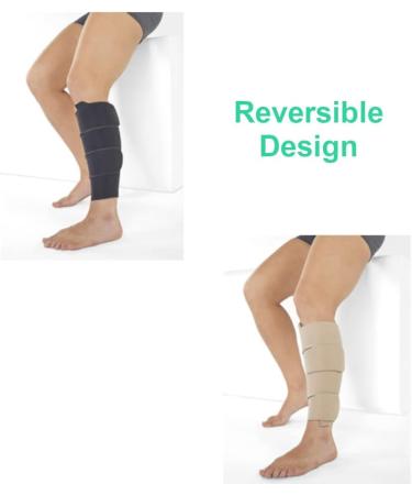 Juzo Calf Compression Brace - Reversible Multi-Purpose 30-60 mmHg Beige - S Max Regular XXX-Large Long - Buy Online on GoSupps.com