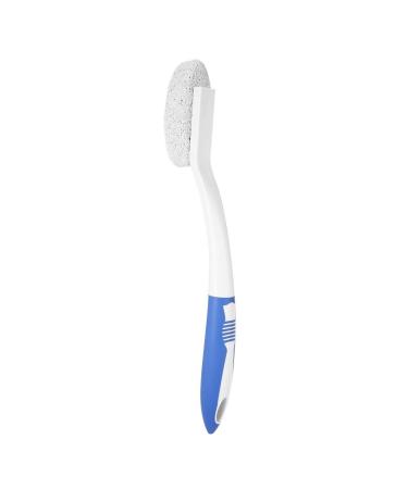 Pumice Stone Exfoliating Brush Long Handle Remove Dead Skin Cutin Foot Brush with Scrubbing Pumice Stone Foot Massage Cleaner