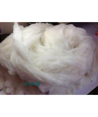 iMongol Carded Lambs Wool Stuffing Batting for Needle Felting, Knitted Toys, Crafts - Fine, Clean and Natural White - 3.6oz/100grams - Buy Online on GoSupps.com