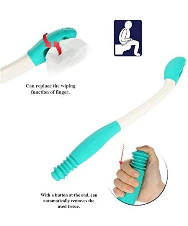 Sonew Self-Assist Toilet Mobility Aid - Bottom Wiper Bathroom Buddy Wand - Long Handle Reach 15.7 - Buy Online on GoSupps.com
