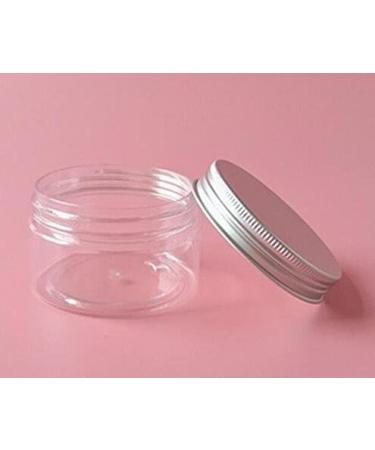 ERICOTRY 6 pcs 4 oz PET Plastic Cosmetic Containers with Silver Aluminum Caps | Versatile Cream & Lotion Bottles for Food & Ointments - Buy Online on GoSupps.com