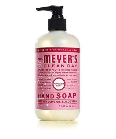Mrs. Meyer's Clean Day Holiday Hand Soap Bundle - Peppermint, Iowa Pine, Orange Clove - 12.5 Ounces Each - Buy Online on GoSupps.com