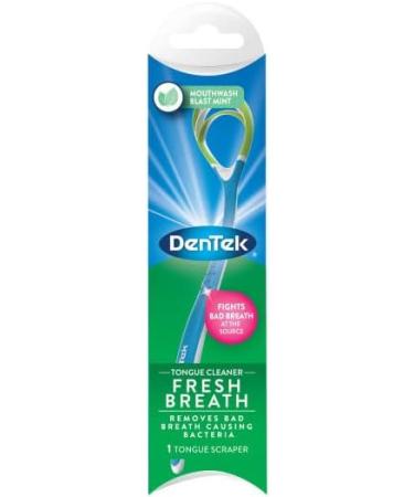 DenTek Fresh Breath Tongue Cleaner 1 Count - Pack of 5 - Buy Online on GoSupps.com