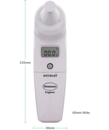 Brannan Digital Infrared Ear Thermometer for Adults and Children - Memory Function Included - Buy Online on GoSupps.com