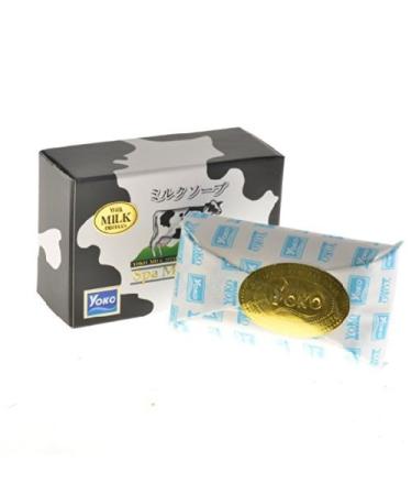 Yoko Spa Milk Soap - Vitamins E, Milk Protein, Beautiful Skin 90g - Buy Online on GoSupps.com
