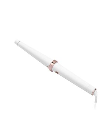 T3 SinglePass Curl Professional Curling Iron - Long Barrel Ceramic Iron with Adjustable Heat for Shiny Curls & Waves | 2 Piece Set White/Rose Gold - International Shipping Available - Buy Online on GoSupps.com