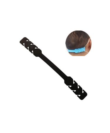 Zemex Silicone Rubber Mask Holder - Adjustable 5-Piece Set for Comfort & Convenience - Black Ear Masks & Neck Tape - Buy Online on GoSupps.com