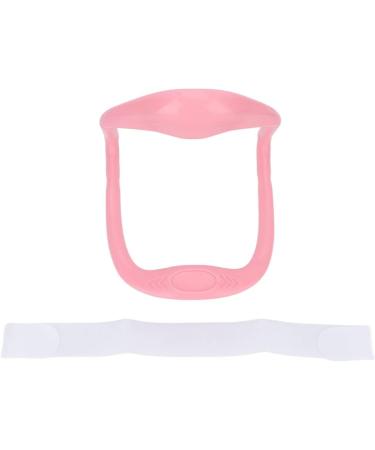 JLASDR neck protection neck end adjustable neck support pain relief neck tractor prevents cervical spondyloses neck wrap for the cervical spine (color: pink)