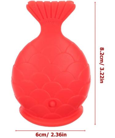 Baluue 2 Pcs Lips Enhancer Plumper Device Silicone Fish Shape Lip Plumper Natural Pouting Mouth Tool for Women Girls - Buy Online on GoSupps.com