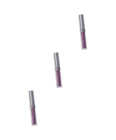 POPETPOP 3pcs Metallic Eyeliner Glitter Eyeliners Pearlescent Eyeshadow Liquid Eyeliner Flashing Shimmer 1 count (Pack of 1) As Shownx3pcs