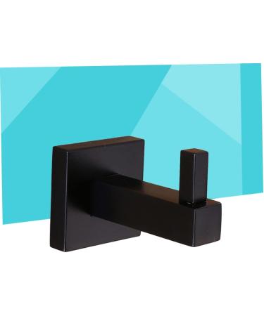 Alipis 2pcs Towel Hook Black Hooks for Hanging Coat Hook Towel Hanger Clothes Hook Accessories Matte - Buy Online on GoSupps.com