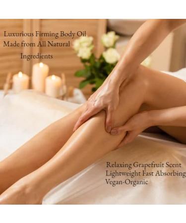 Vegan Body Oil for Women | 100% Organic Vitamin E & Undaria Algae | Fast Absorbing Grapefruit Scent | Cruelty-Free Lightweight 6.7 Fl Oz - Buy Online on GoSupps.com
