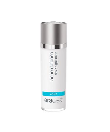 eraclea Acne Defense Day/Night Lotion Salicylic Acid Cream with Hyaluronic Acid and Peptides to Unclog Pores Soothe Skin and Prevent Stubborn Acne without Any Residue (1 fl oz)