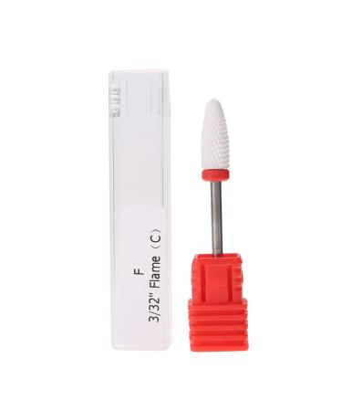 Nail Drill Bits Ceramic Manicure Drill Bits Ceramic Burr Podiatry Thick Nails Grinding Head for Manicure Pedicure Cuticle Gel Nail Polishing Red(Round Flat Head F) - Buy Online on GoSupps.com