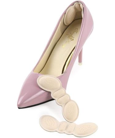 Mobestech 6 Pairs Self-Adhesive Heel Pads - Non-Slip Protector Insoles for Women's Pumps & Shoes - Buy Online on GoSupps.com