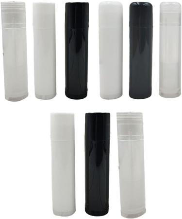 IOIUSKKU IOIUSKKU 100 pcs Empty Lipstick Pots Lightweight Small Balm Tube Creative Smooth Surface Glossy Lip Tubes Cosmetics Women Black Dome 5g - Buy Online on GoSupps.com
