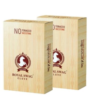 Royal Swag Herbal Cigarettes Clove ed(40 Sticks) | 100% Tobacco Free & Nicotine Free