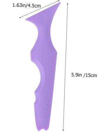 FOMIYES 3pcs Silicone Beauty Ruler Lash Applicator Purple Tools Makeup Supplies Girl Supplies Smoky The Face - Buy Online on GoSupps.com