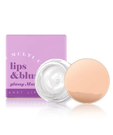Color Changing Transparent Blush Cream  Blush Cream for Cheeks and Lips Balm  Blush Makeup Moisturizing Light Thin Temperature-changing Gel Gradient Blush