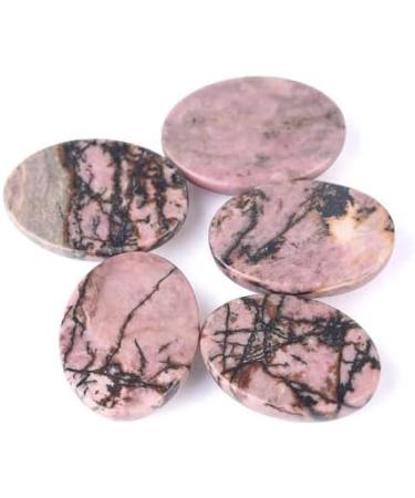 Rhodonite Stone of Well-Being - Flat 4x3 cm | Healing Crystals for International Shipping - Buy Online on GoSupps.com