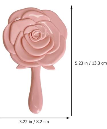 FOMIYES Portable Flower Shaped Hand Mirror 2pcs - Compact Decorative Mirrors for Makeup on the Go - Buy Online on GoSupps.com
