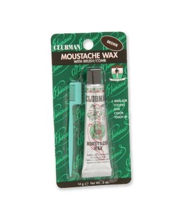 Mousthache Wax - Brown (14g) by Clubman
