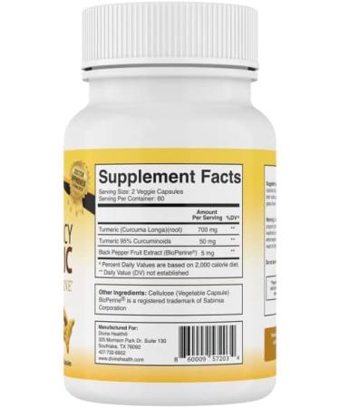 Dr. Colbert's High Potency Turmeric with Bioperine - Premium Quality Supplement - Buy Online on GoSupps.com