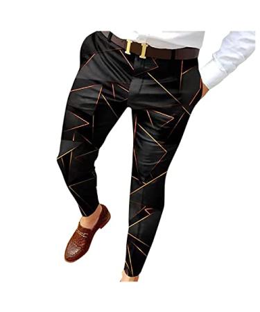 YHAIOGS Cargo Pants Men Pants Jeans Men's Performance Series Comfort Straight Fit Pant Casual Pants for Men Slim Fit Men Pants 156-gold Medium