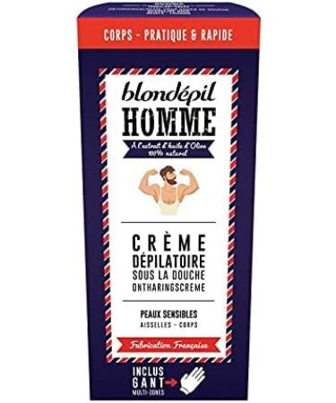 BLONDEPIL - Cr me D pilatoire Pour Homme Peaux Sensibles 200Ml - Lot De 3 - Vendu Par Lot - Buy Online on GoSupps.com