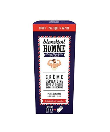 BLONDEPIL - Cr me D pilatoire Pour Homme Peaux Sensibles 200Ml - Lot De 3 - Vendu Par Lot