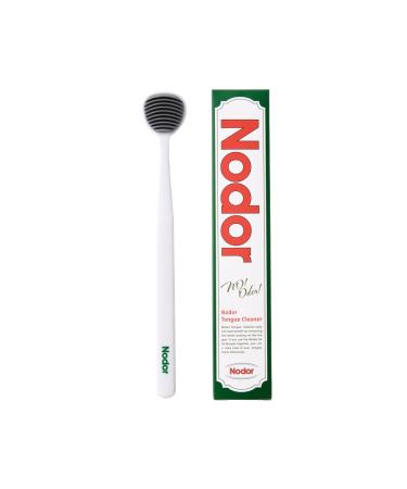 NODOR Tongue Cleaner 1EA 0.35oz. Thin Scraper Safe Material TPR Material Oral Care