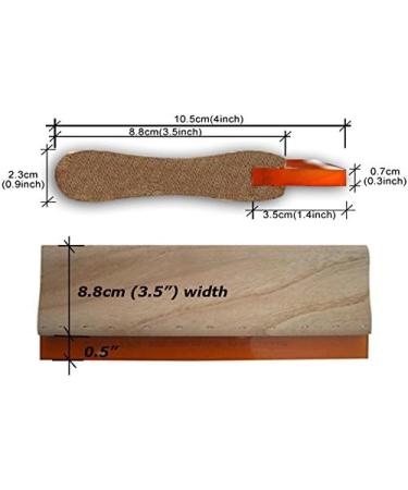 INTBUYING 4 pcs Silk Screen Printing Squeegee Ink Scraper Kick Plate Scratch Board Blade - Buy Online on GoSupps.com