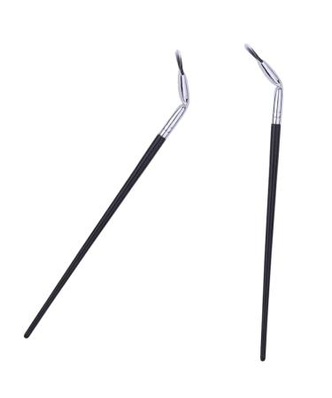 2 Pcs Eyelash Brush Mascara Fan Brush Eyelash Comb Fan Shape Curved Professional Cosmetic Brushes Mascara Wands Applicators Makeup Tool
