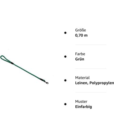 Buy 0.70m Green Rope Leash with Hand Loop - 27 Colors Available | Durable 10mm | International Shipping - Buy Online on GoSupps.com