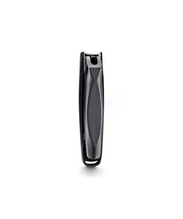 UNbit Nail Clipper 1PC New Creative Black Stainless Steel Nail Clippers Diagonal Anti-Splash Waterproof Professional Nail Trimmer