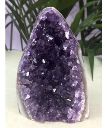 3" Polished Large Amethyst Geode Crystal Gemstone Specimen Reiki Reiki Crystal Stone
